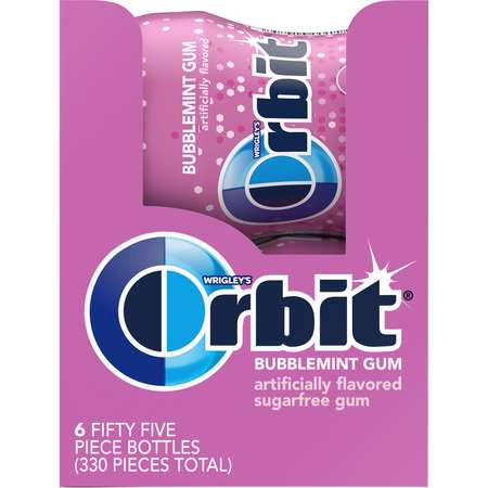ORBIT Orbit Bubblemint Car Cup 55 Pieces, PK24 388200